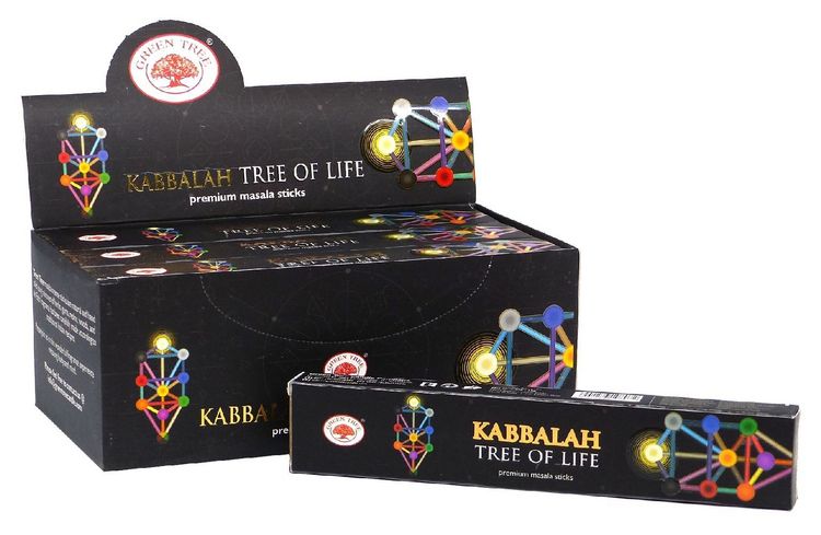 Produktbild: R&auml;ucherst&auml;bchen Green Tree "Kaballah Tree of Life" 15gr.