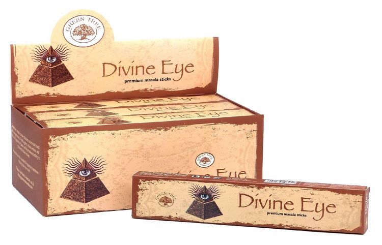 Produktbild: R&auml;ucherst&auml;bchen Green Tree "Divine Eye" 15gr.