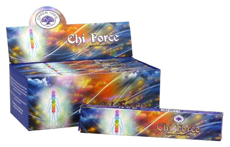 Produktbild: R&auml;ucherst&auml;bchen Green Tree "Chi Force" 15gr.