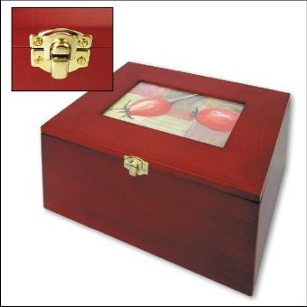 Produktbild: Sammelbox Holz f&uuml;r Fotos etc.