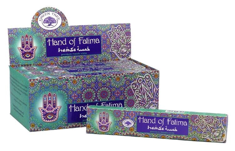 Produktbild: R&auml;ucherst&auml;bchen Green Tree "Hand Of Fatima" 15gr.