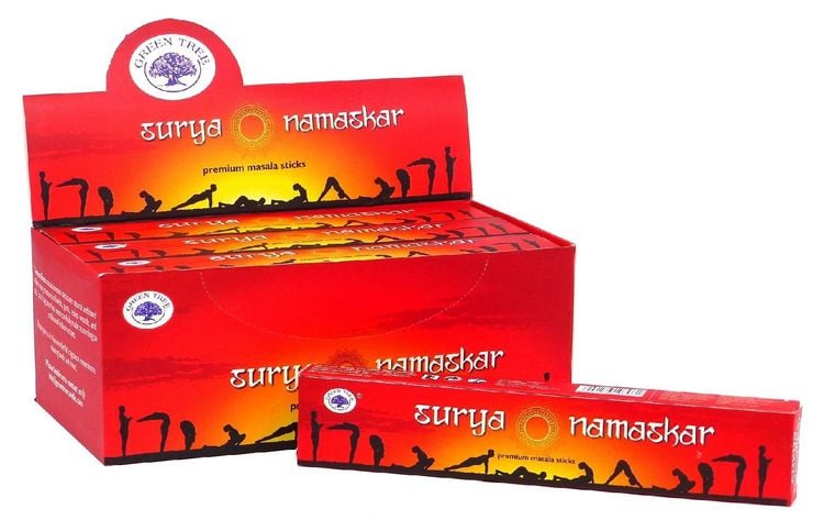 Produktbild: R&auml;ucherst&auml;bchen Green Tree "Surya Namaskar" 15gr.