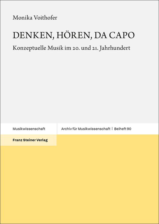 Produktbild: Denken, H&ouml;ren, Da Capo