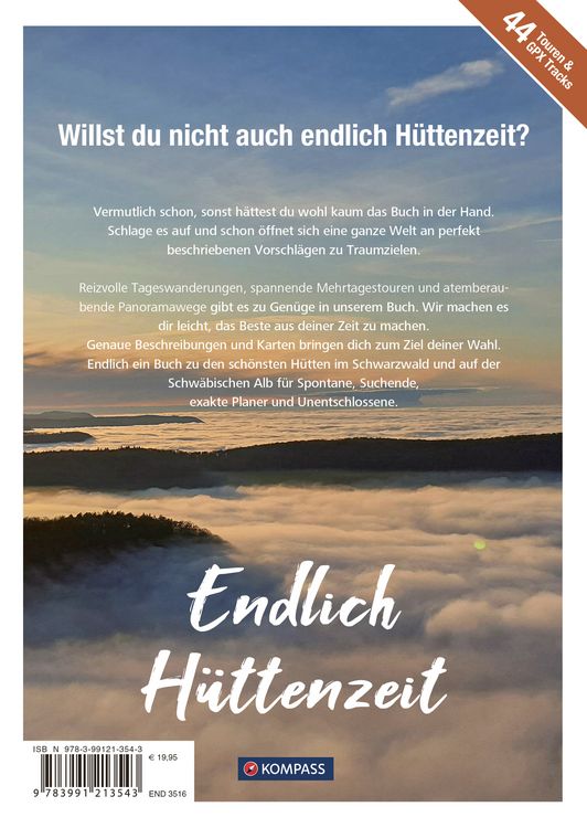 Produktbild: KOMPASS Endlich H&uuml;ttenzeit - Im L&auml;ndle