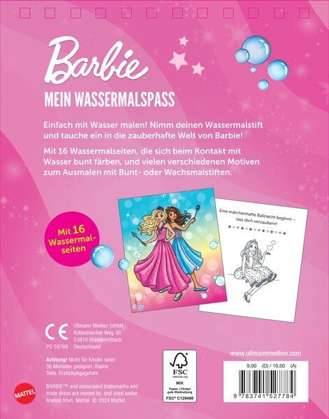 Produktbild: Mein Wassermalspa&szlig; &ndash; Barbie