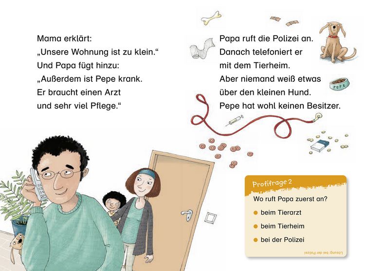 Produktbild: Duden Leseprofi &ndash; Rettung f&uuml;r Hund Pepe, 1. Klasse