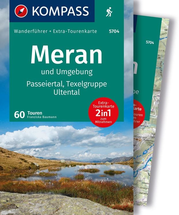 Bild vom Artikel KOMPASS Wanderführer Meran und Umgebung, Passeiertal, Texelgruppe, Ultental, 60 Touren mit Extra-Tourenkarte vom Autor Franziska Baumann