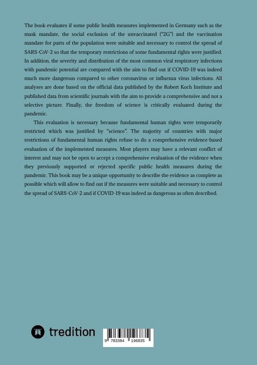 Produktbild: Evidence-based pandemic management assessment