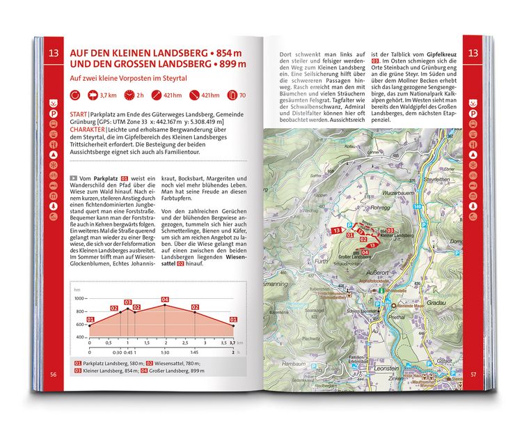Produktbild: KOMPASS Wanderf&uuml;hrer Nationalpark Kalkalpen - Pyhrn-Priel, Enns- und Steyrtal, 56 Touren mit Extra-Tourenkarte