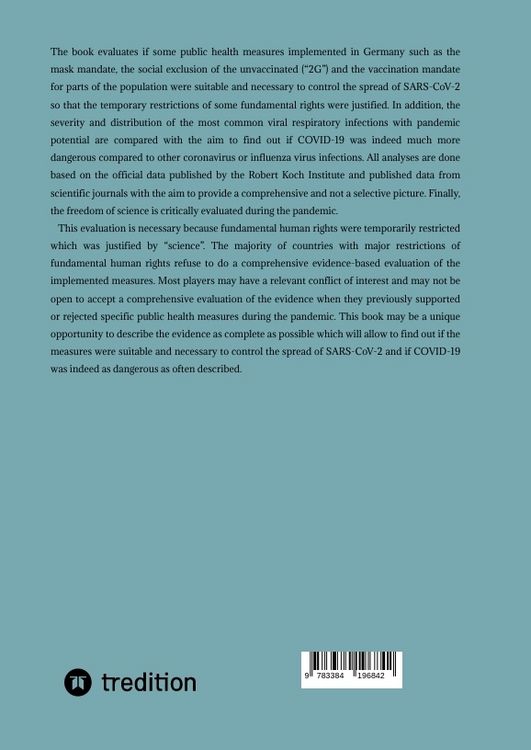 Produktbild: Evidence-based pandemic management assessment