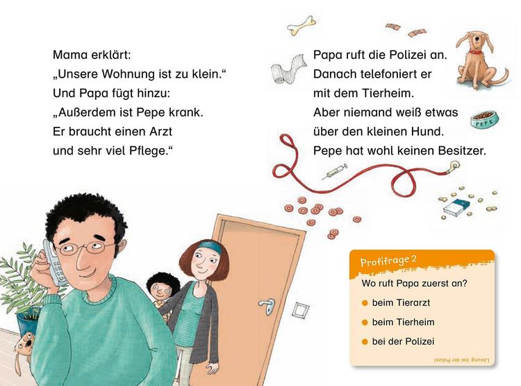 Produktbild: Duden Leseprofi &ndash; Rettung f&uuml;r Hund Pepe, 1. Klasse