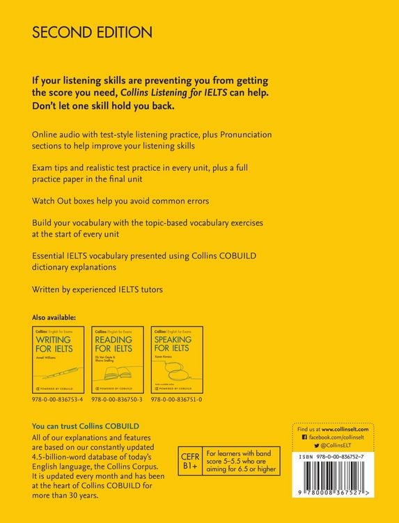 Produktbild: LISTENING FOR_ENG FOR IELTS PB