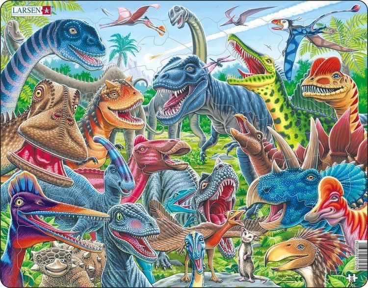 Produktbild: Puzzle - Dinosaurier (Selfie/Gruppenbild)