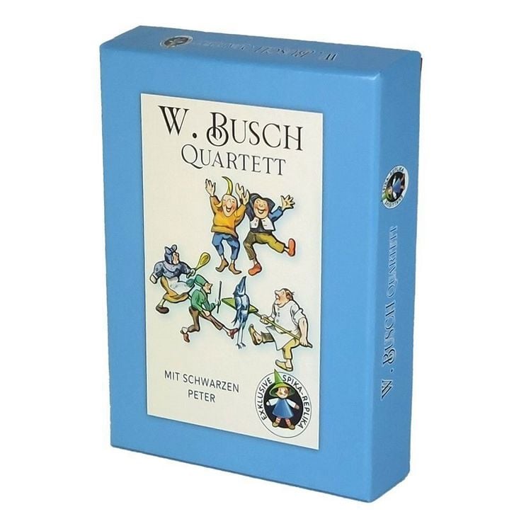 Produktbild: Quartett und Schwarzer Peter Wilhelm Busch