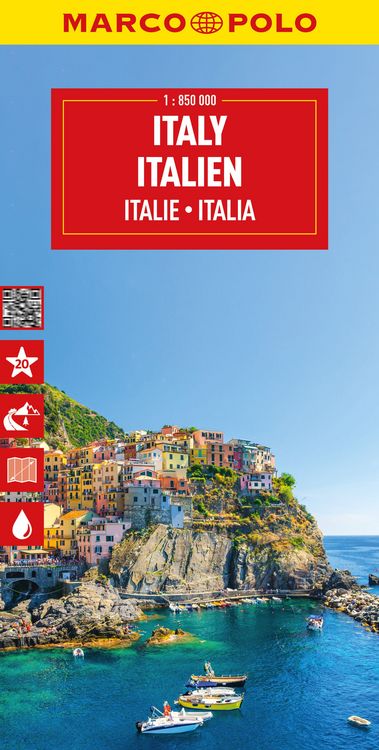 Produktbild: MARCO POLO Reisekarte Italien 1:850.000