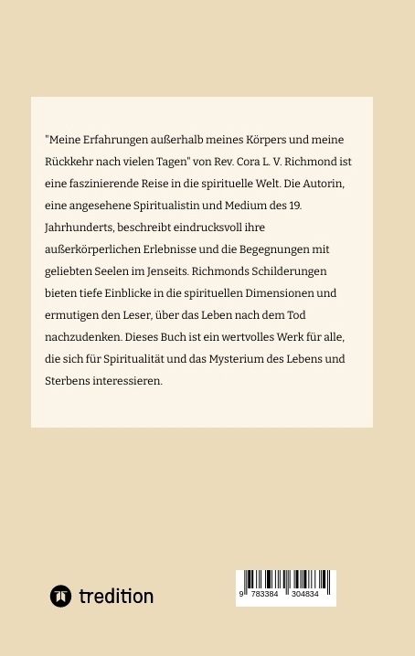 Produktbild: Meine Erfahrungen au&szlig;erhalb meines K&ouml;rpers
