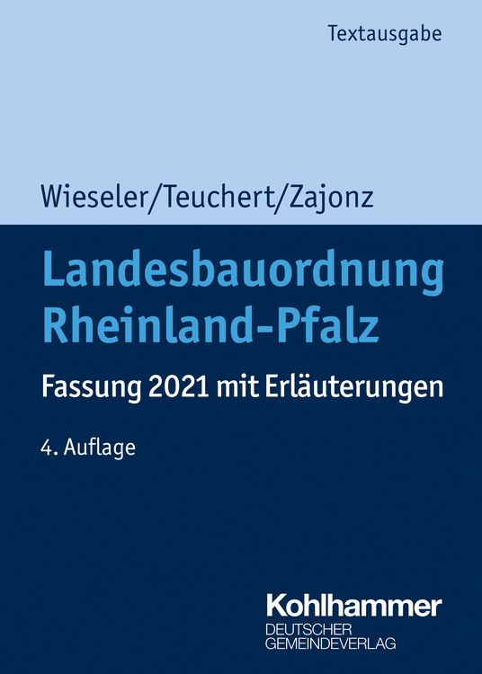 Produktbild: Landesbauordnung Rheinland-Pfalz
