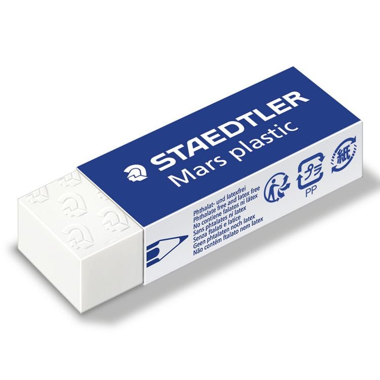 Produktbild: STAEDTLER Radierer Mars plastic phtalat und latexfrei, wei&szlig;, 2er Set