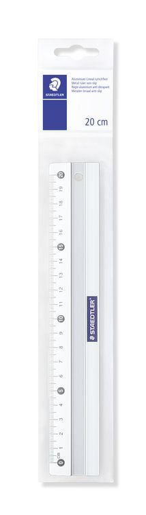 Produktbild: STAEDTLER Lineal Aluminium/Metal 20 cm