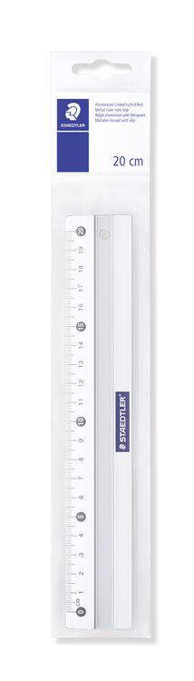 Produktbild: STAEDTLER Lineal Aluminium/Metal 20 cm