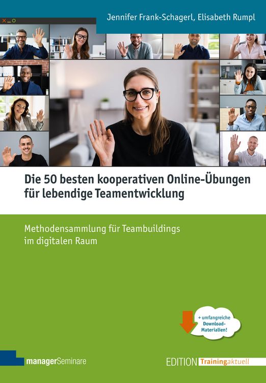 Produktbild: Die 50 besten kooperativen Online-&Uuml;bungen f&uuml;r lebendige Teamentwicklung