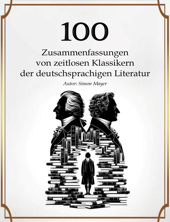 Produktbild: 100 Zusammenfassungen von zeitlosen Klassikern der deutschsprachigen Literatur