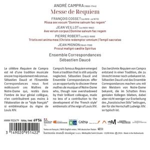 Produktbild: Andr' Campra: Messe de Requiem & Les Ma&iquest;tres de No