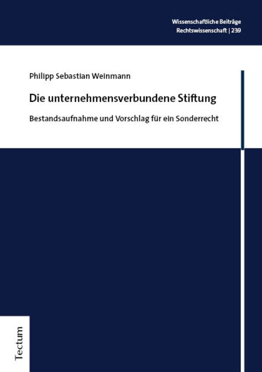 Produktbild: Die unternehmensverbundene Stiftung