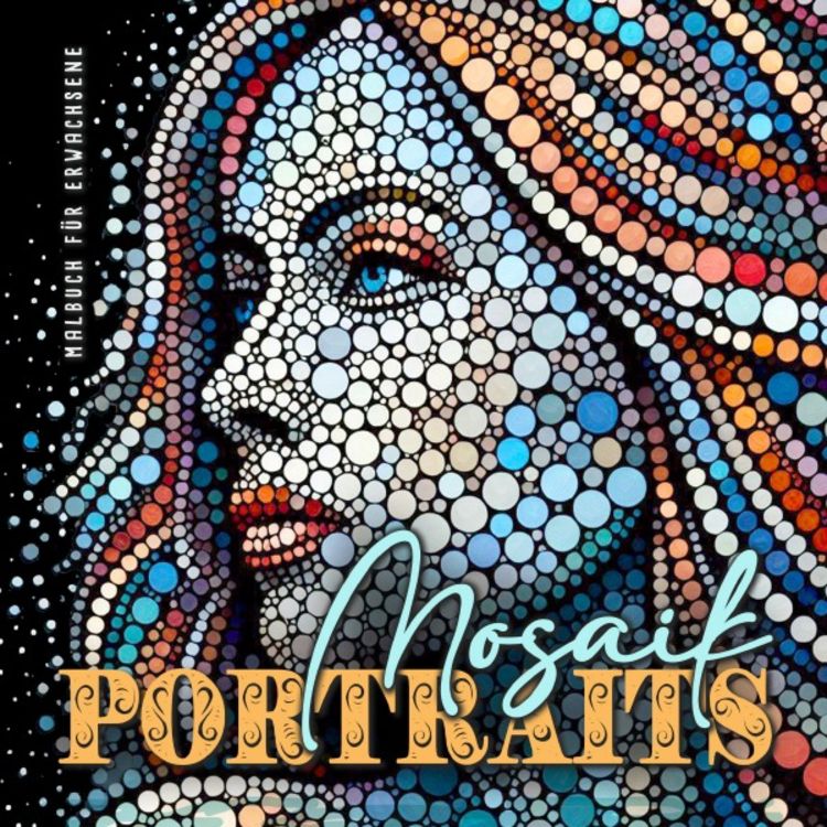 Produktbild: Mosaik Portraits Malbuch f&uuml;r Erwachsene