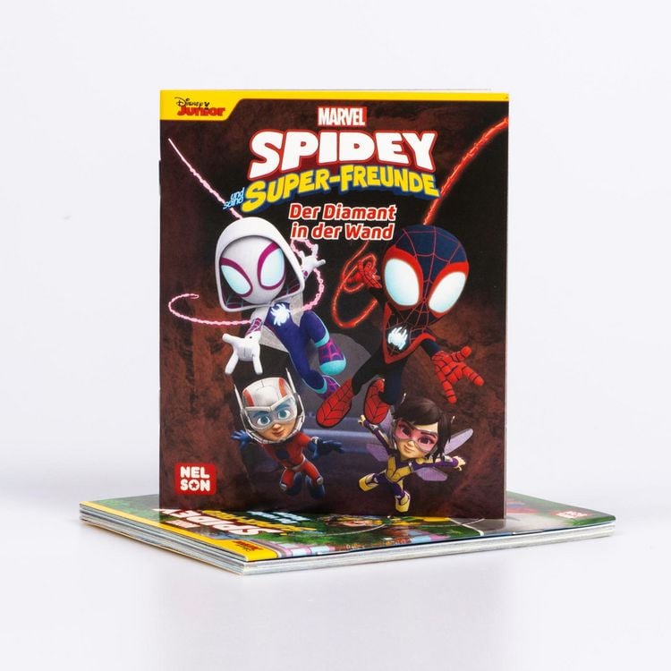 Produktbild: Nelson Mini-B&uuml;cher: 4er MARVEL: Spidey und seine Super-Freunde 5-8