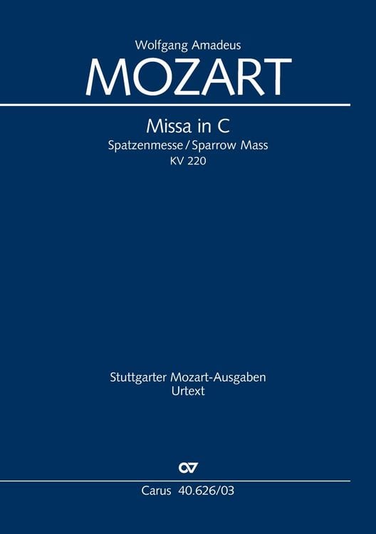 Produktbild: Missa in C (Klavierauszug)