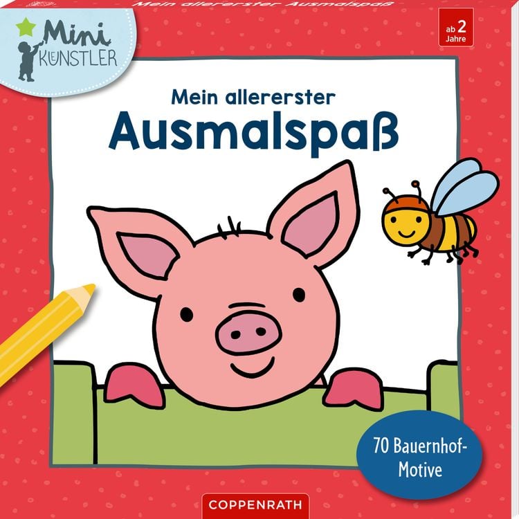 Produktbild: Mein allererster Ausmalspaß: Bauernhof-Motive (Mini-Künstl.)