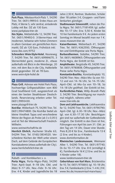 Produktbild: TRESCHER Reisef&uuml;hrer Eifel