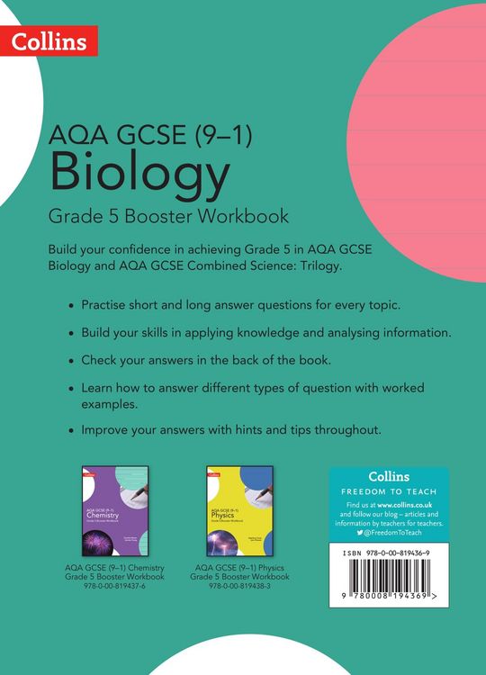 Produktbild: AQA GCSE BIOLOGY G5 BOOWB