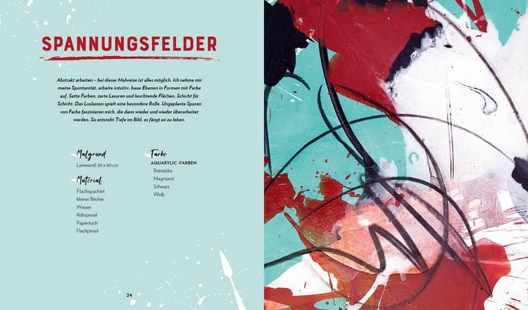 Produktbild: Expressiv abstrakt malen