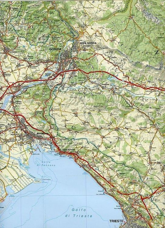 Produktbild: Tabacco Stra&szlig;enkarte Friuli Venezia Giulia 1 : 150 000