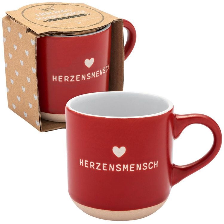 Produktbild: GRUSS & CO Espressotasse Motiv Herzensmensch, 10 cl