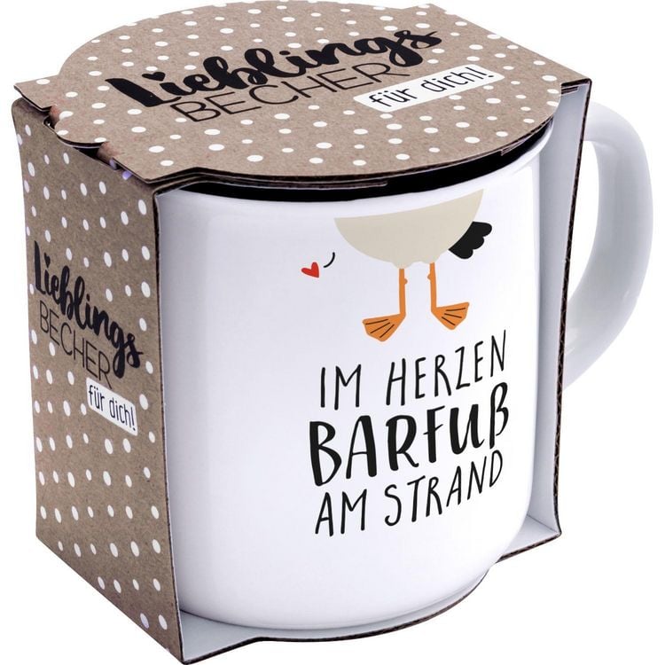 Produktbild: GRUSS & CO Becher Motiv Strand