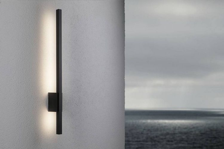 Produktbild: Paulmann Stan 80 anthrazit 94742 Au&szlig;enwandleuchte LED 11.5W Anthrazit