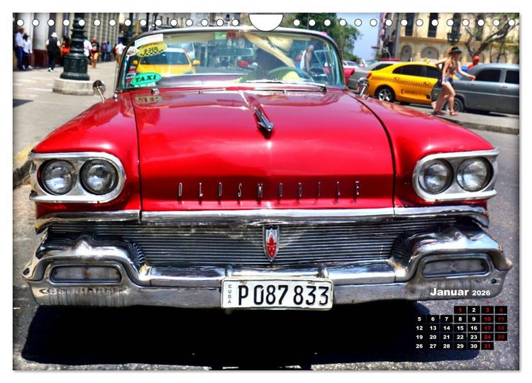 Produktbild: Der rote Star . Oldsmobile Starfire 98 (Wandkalender 2026 DIN A4 quer), CALVENDO Monatskalender
