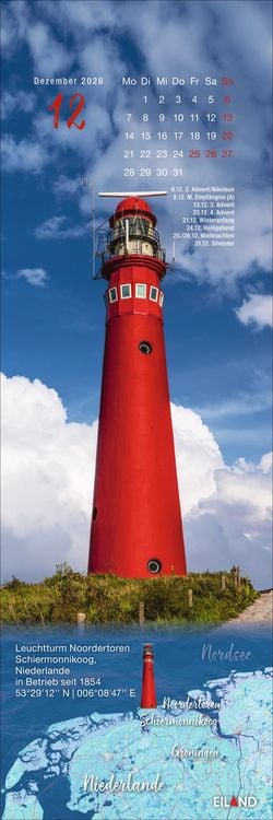Produktbild: LilleEiland Lesezeichen & Kalender 2026