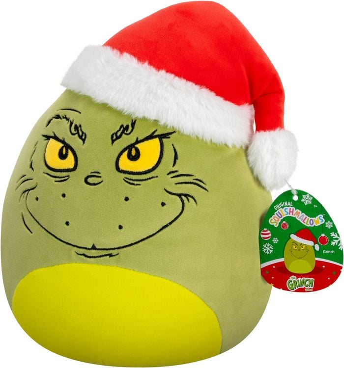 Produktbild: Squishmallows Weihnachts Grinch, 25cm (Grinch in Santa Hat)