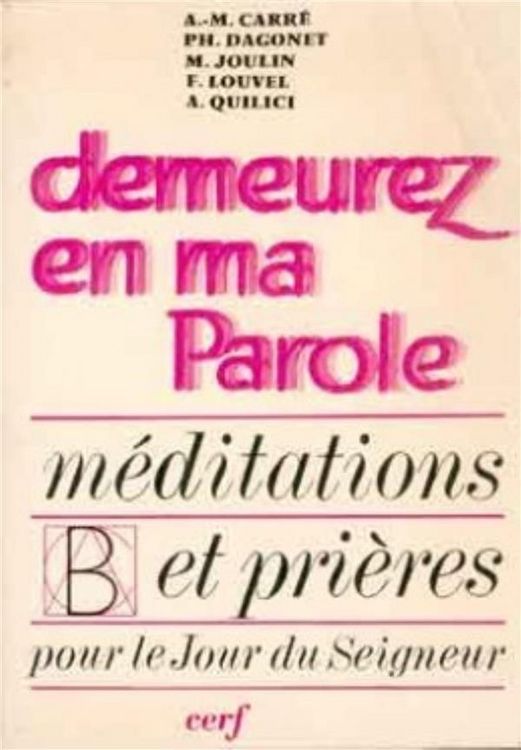 Produktbild: Demeurez en Ma Parole, Annee B