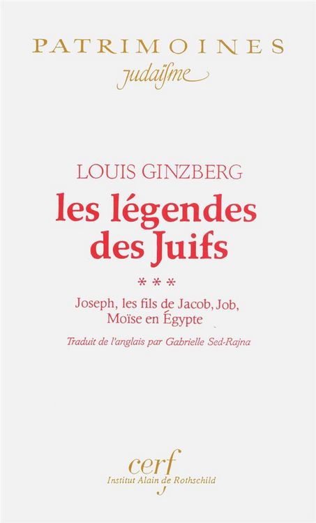 Produktbild: Les Legendes des Juifs Tome 3