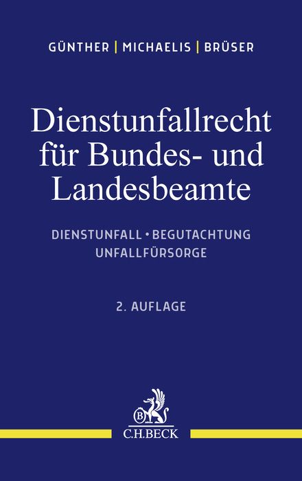 Produktbild: Dienstunfallrecht f&uuml;r Bundes- und Landesbeamte