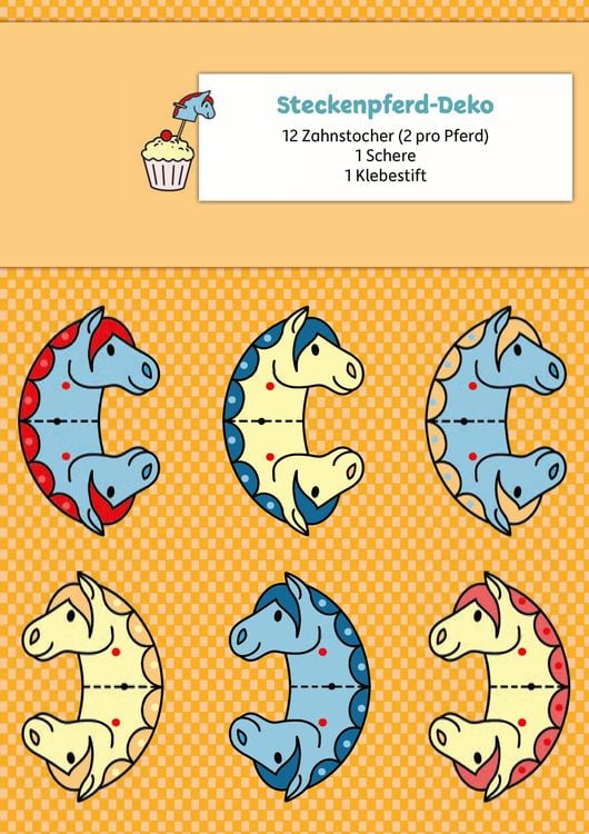 Produktbild: Lass uns basteln &ndash; Bastelbuch ab 5 Jahre &ndash; Pferde und Ponys
