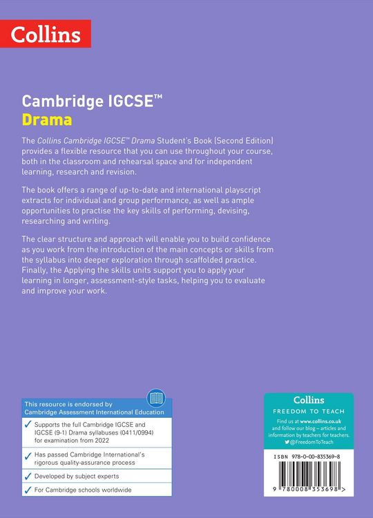 Produktbild: Cambridge IGCSE(TM) Drama Student's Book