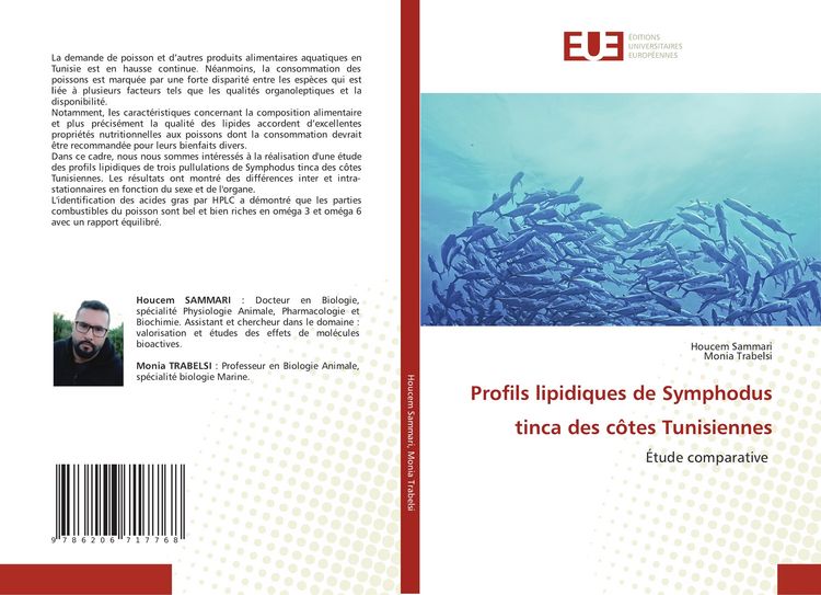 Produktbild: Profils lipidiques de Symphodus tinca des c&ocirc;tes Tunisiennes