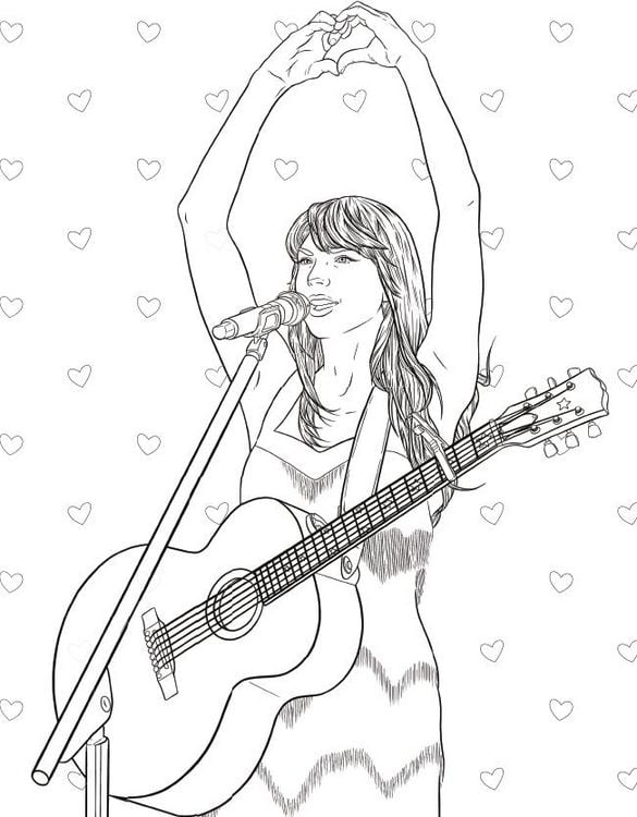 Produktbild: Das inoffizielle Taylor Swift Ausmal- und Kreativbuch: Tour-Edition