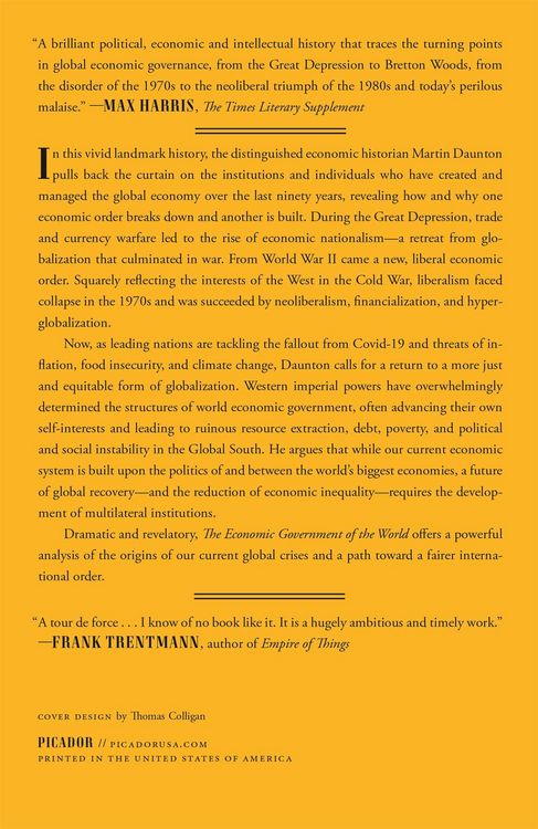 Produktbild: The Economic Government of the World